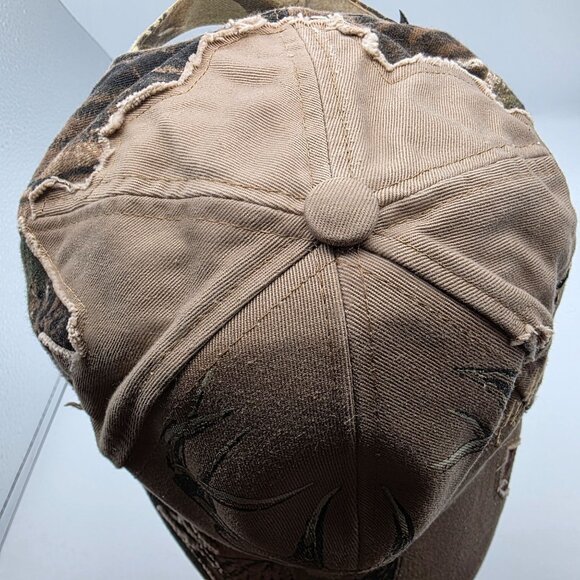 Buckwear Deer Predator Mens Brown Adjustable Hunting Hat Casual Outdoors - Picture 5 of 9